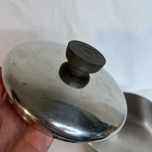 Revere Ware 1801 Copper Clad 1 Qt Saucepan Stainless USA with Lid - Picture 6 of 10